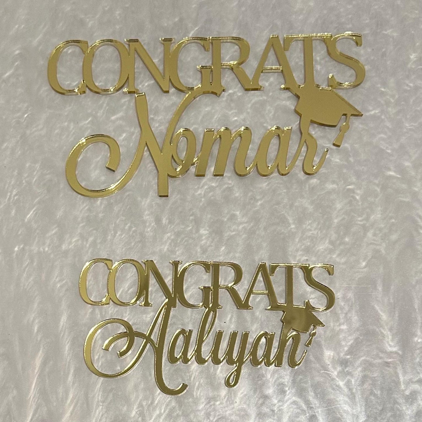 Graduation Cake Charm & Topper