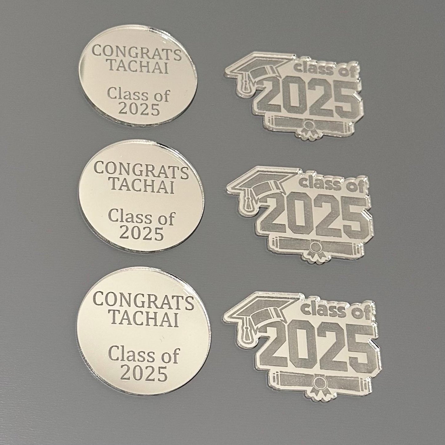 2025 Graduation Cupcake Toppers