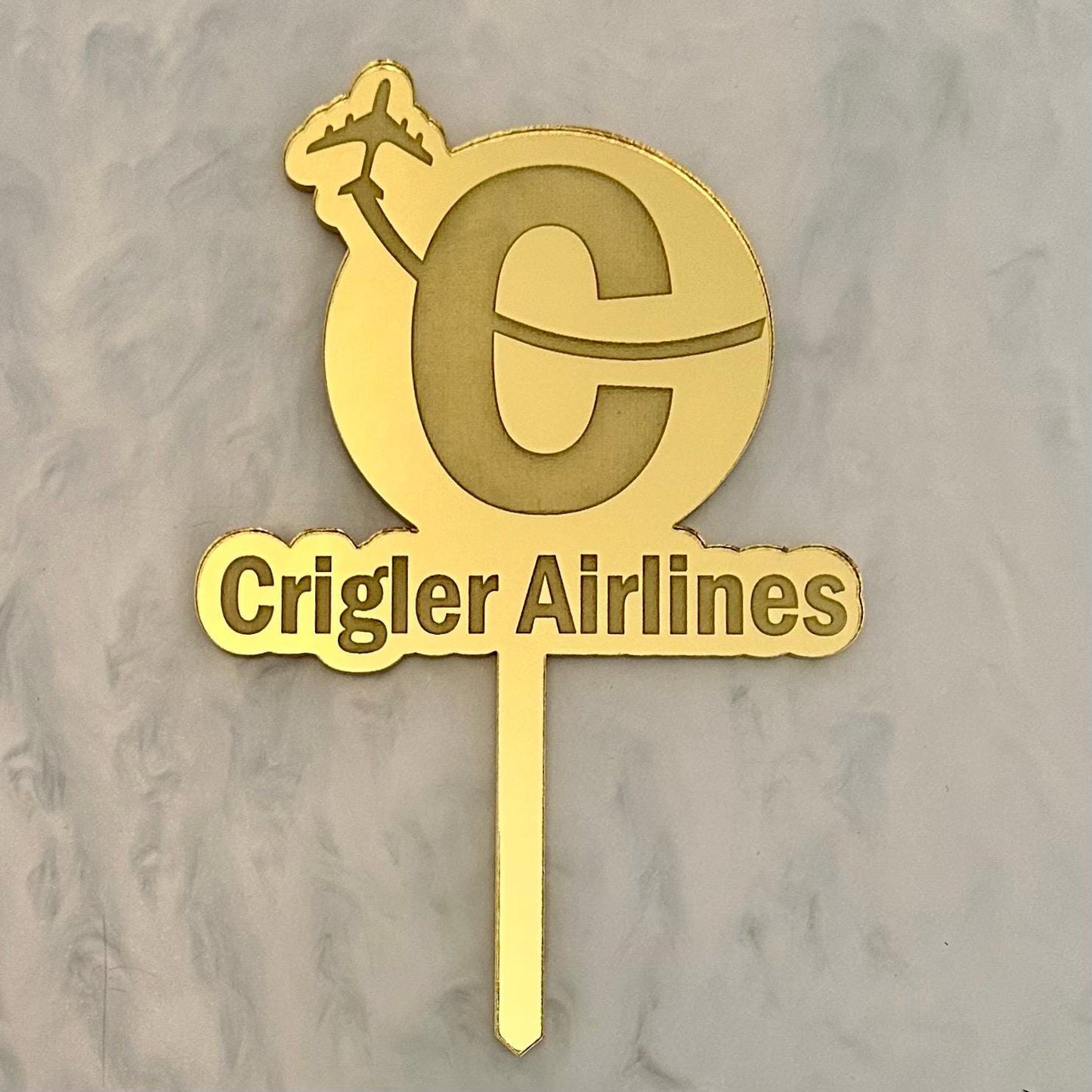 Airline Theme Cake Topper