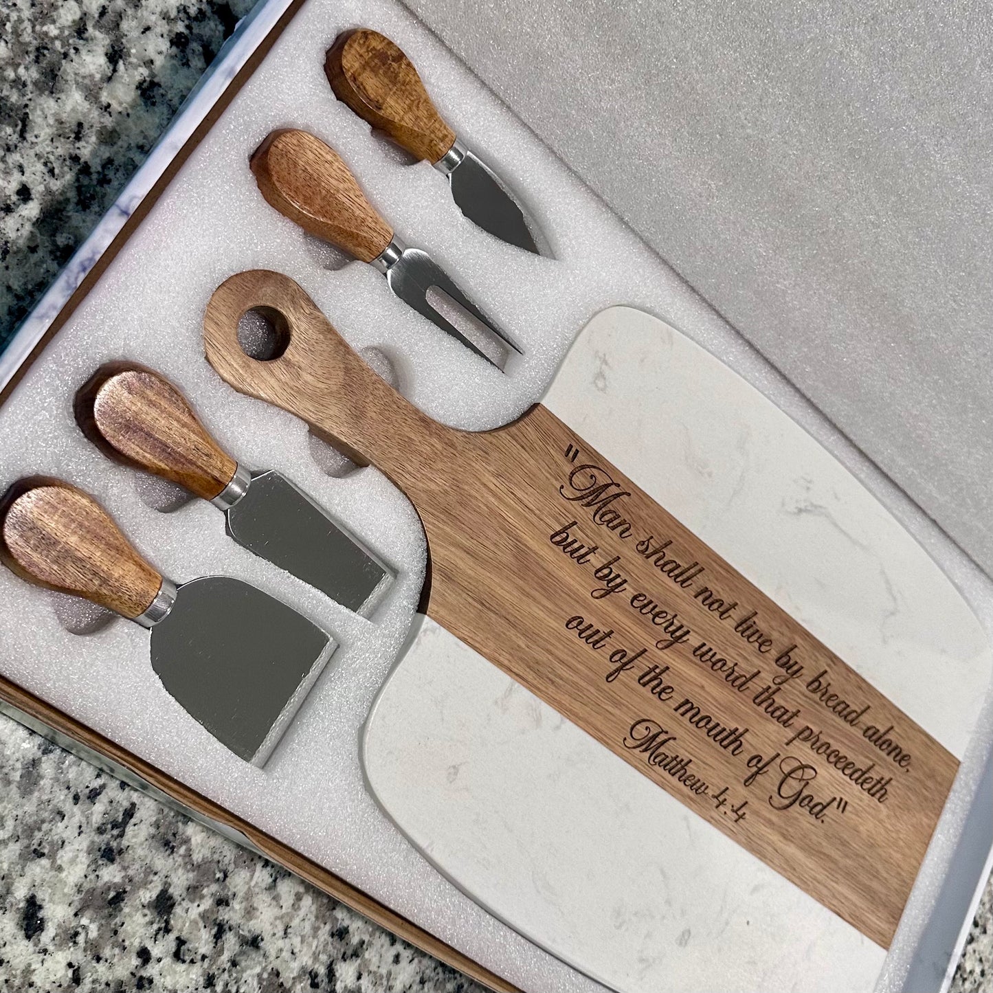 Biblical Cutting Board Set