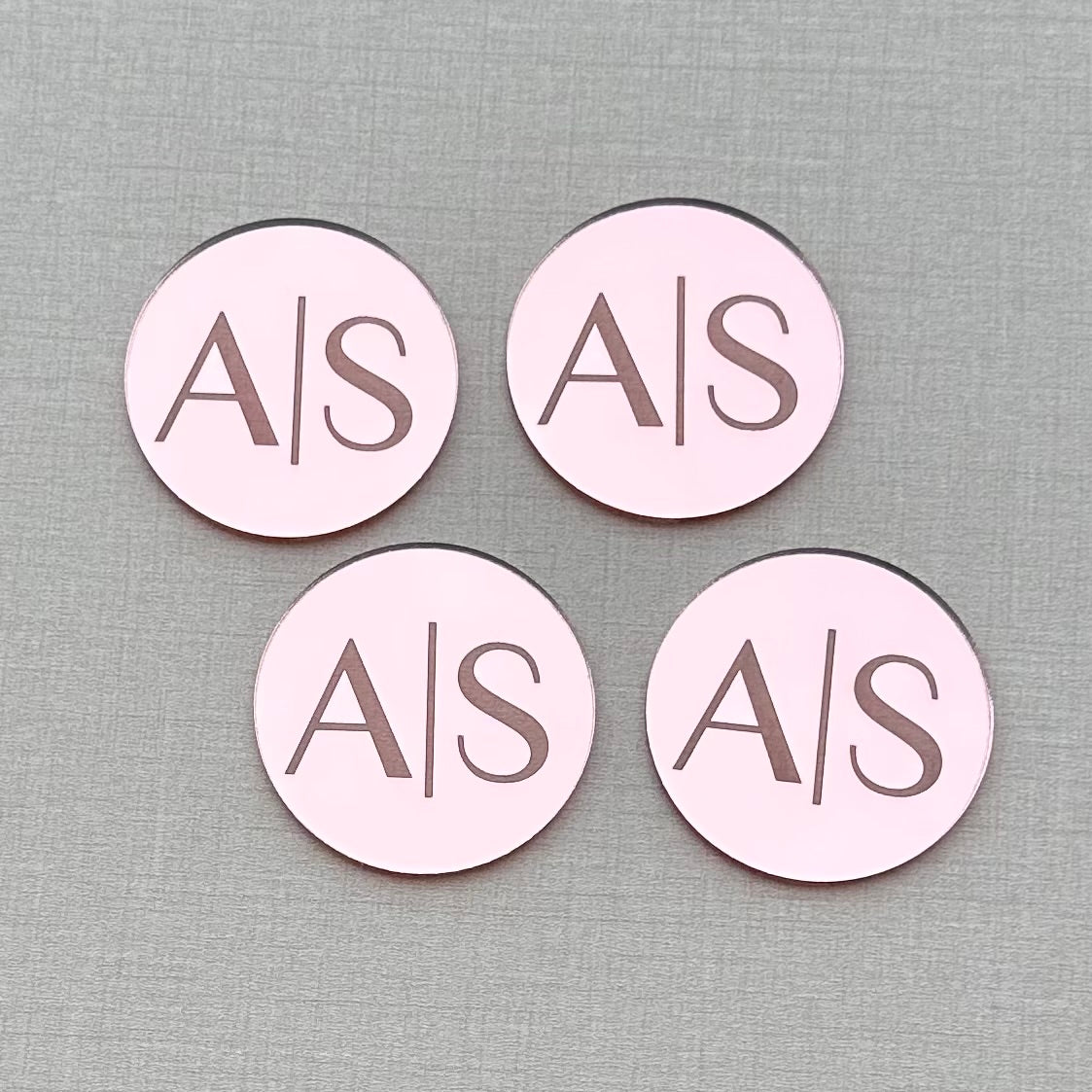 Monogram Cupcake Toppers