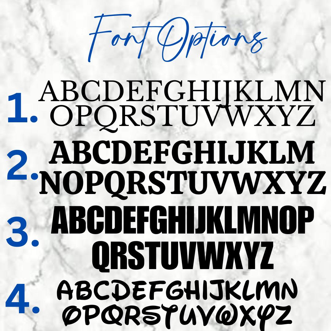 Acrylic Numbers & Letters
