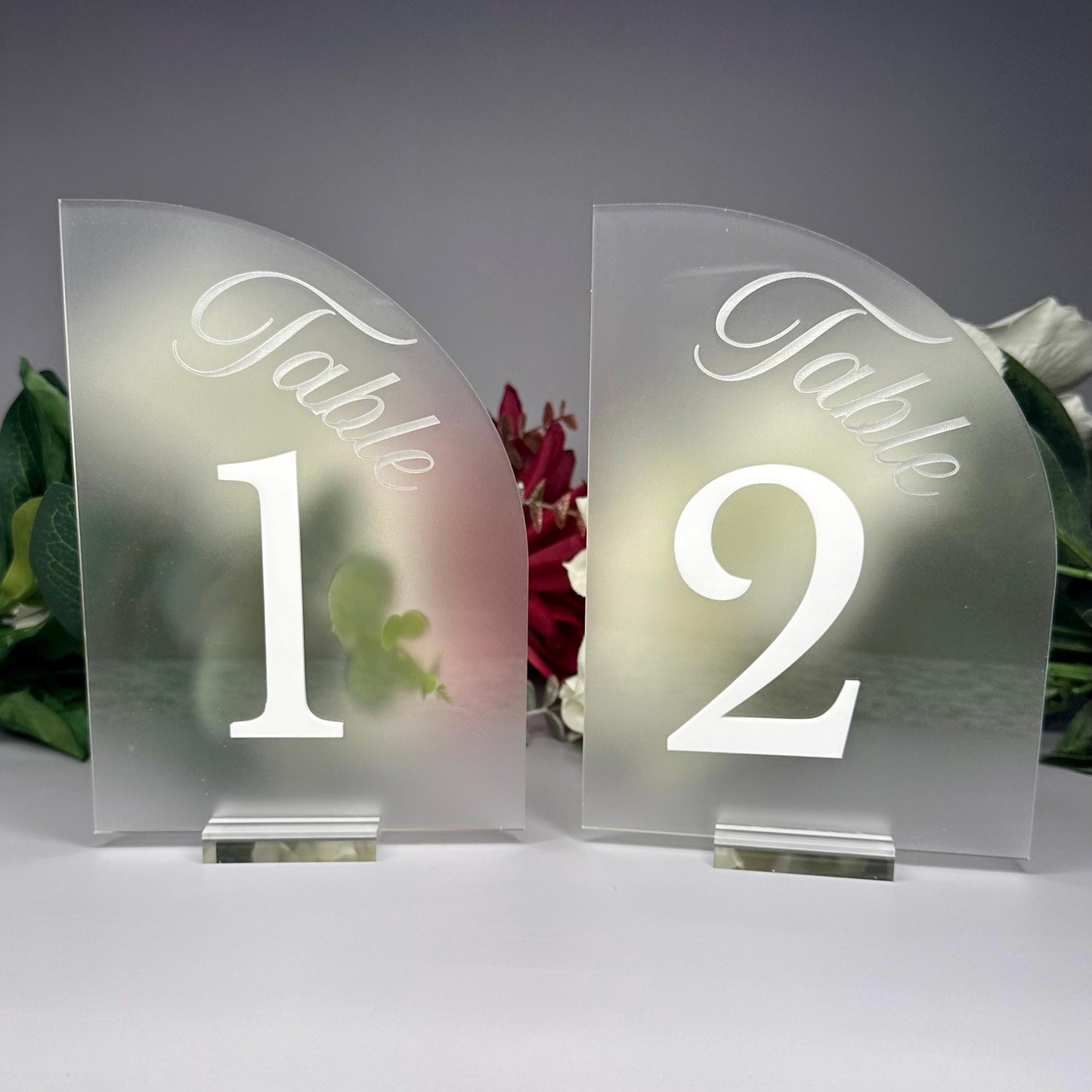 Table Number Signs