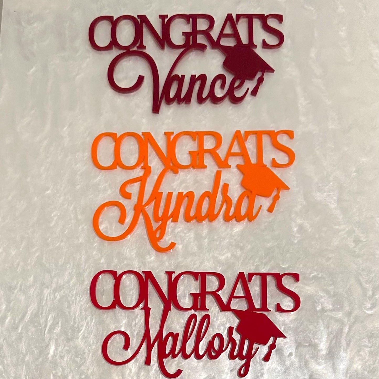 Graduation Cake Charm & Topper