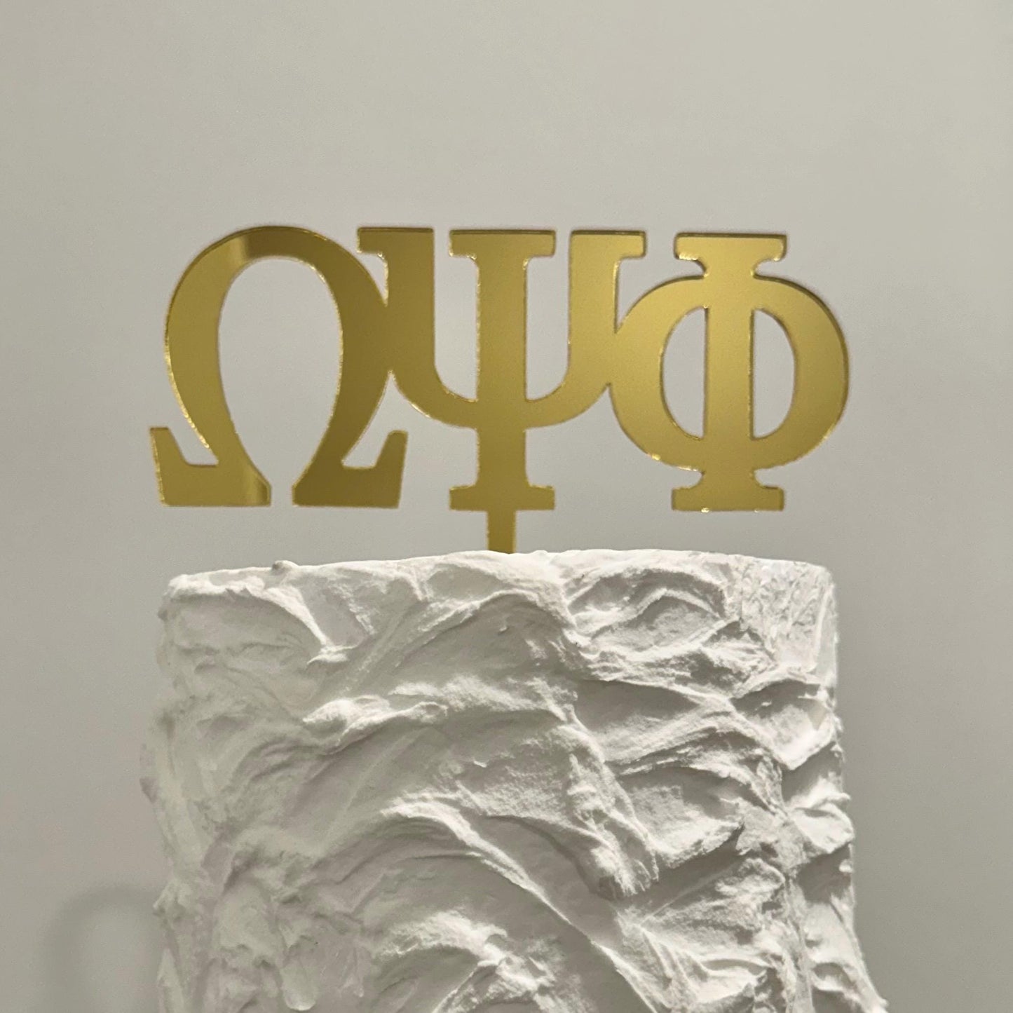 Greek Letters Cake Toppers