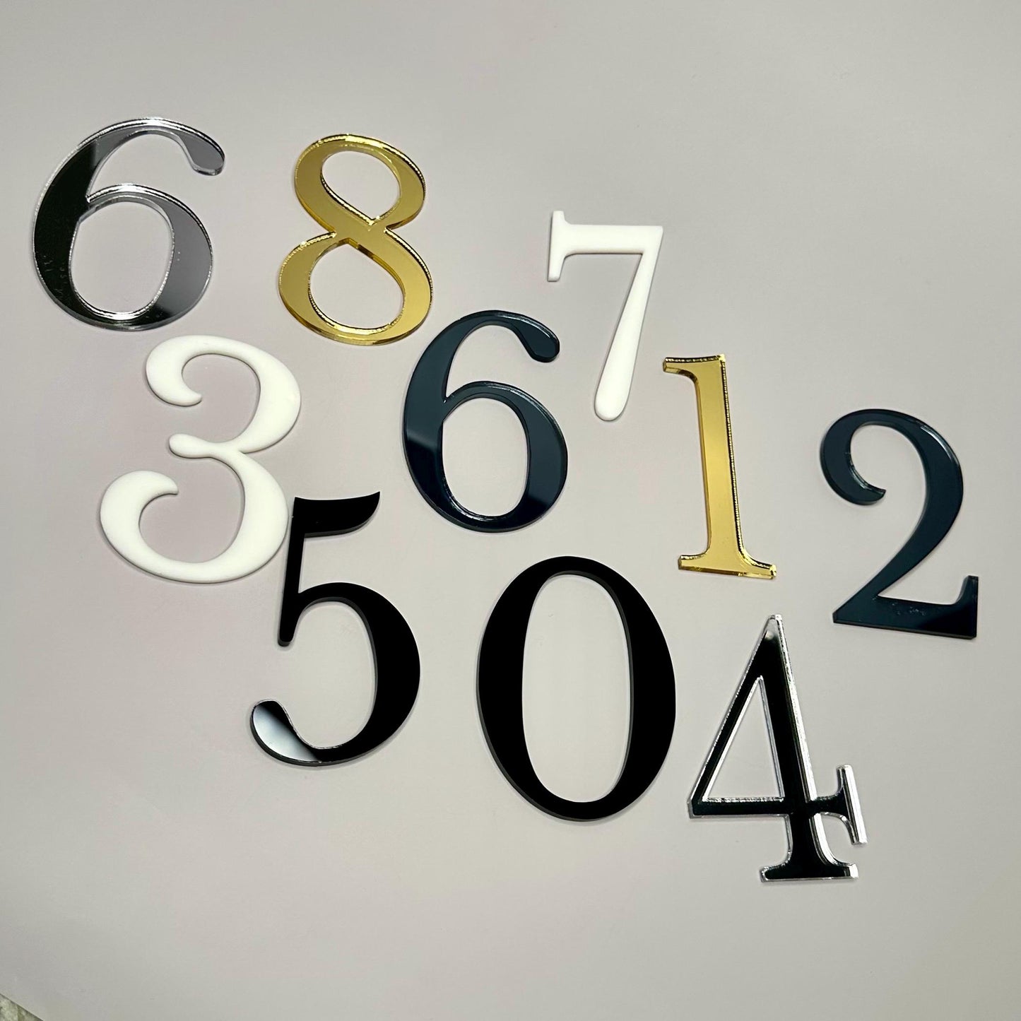 Acrylic Numbers & Letters