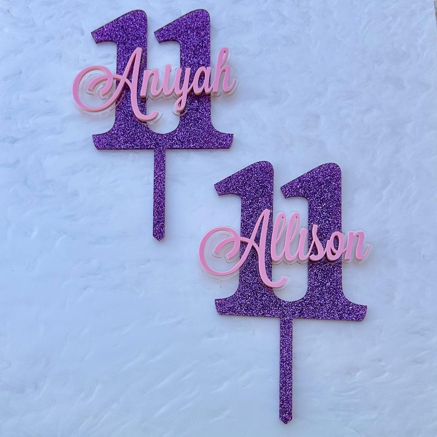 Age & Name Cake Topper