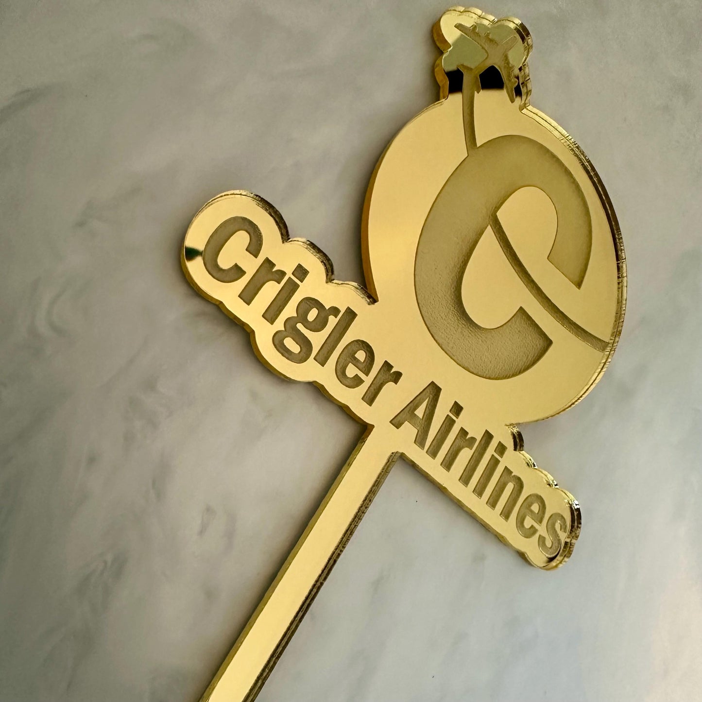Airline Theme Cake Topper