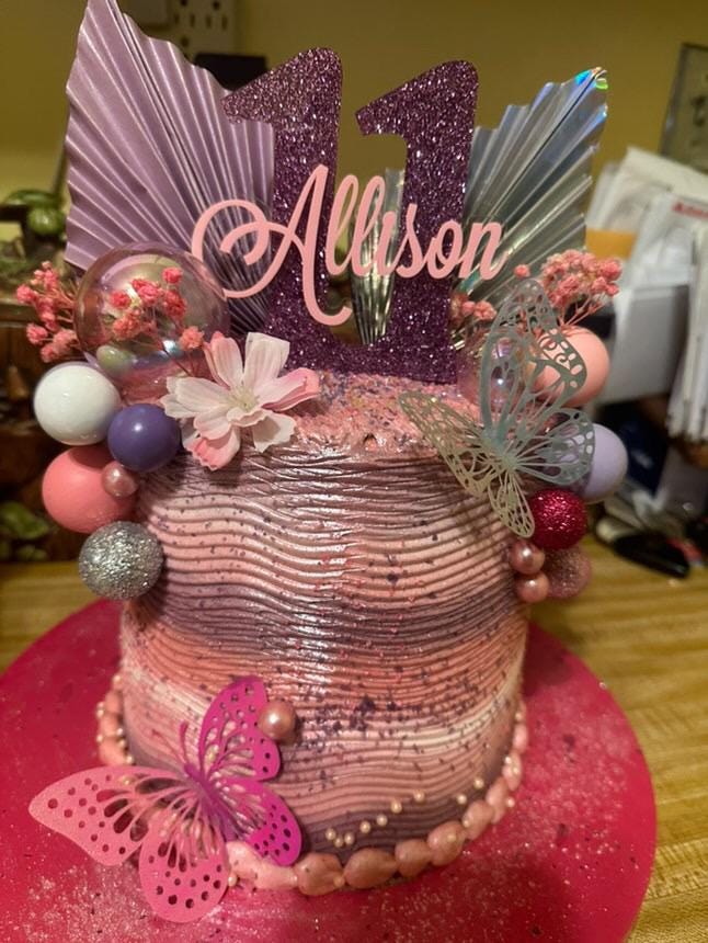 Age & Name Cake Topper