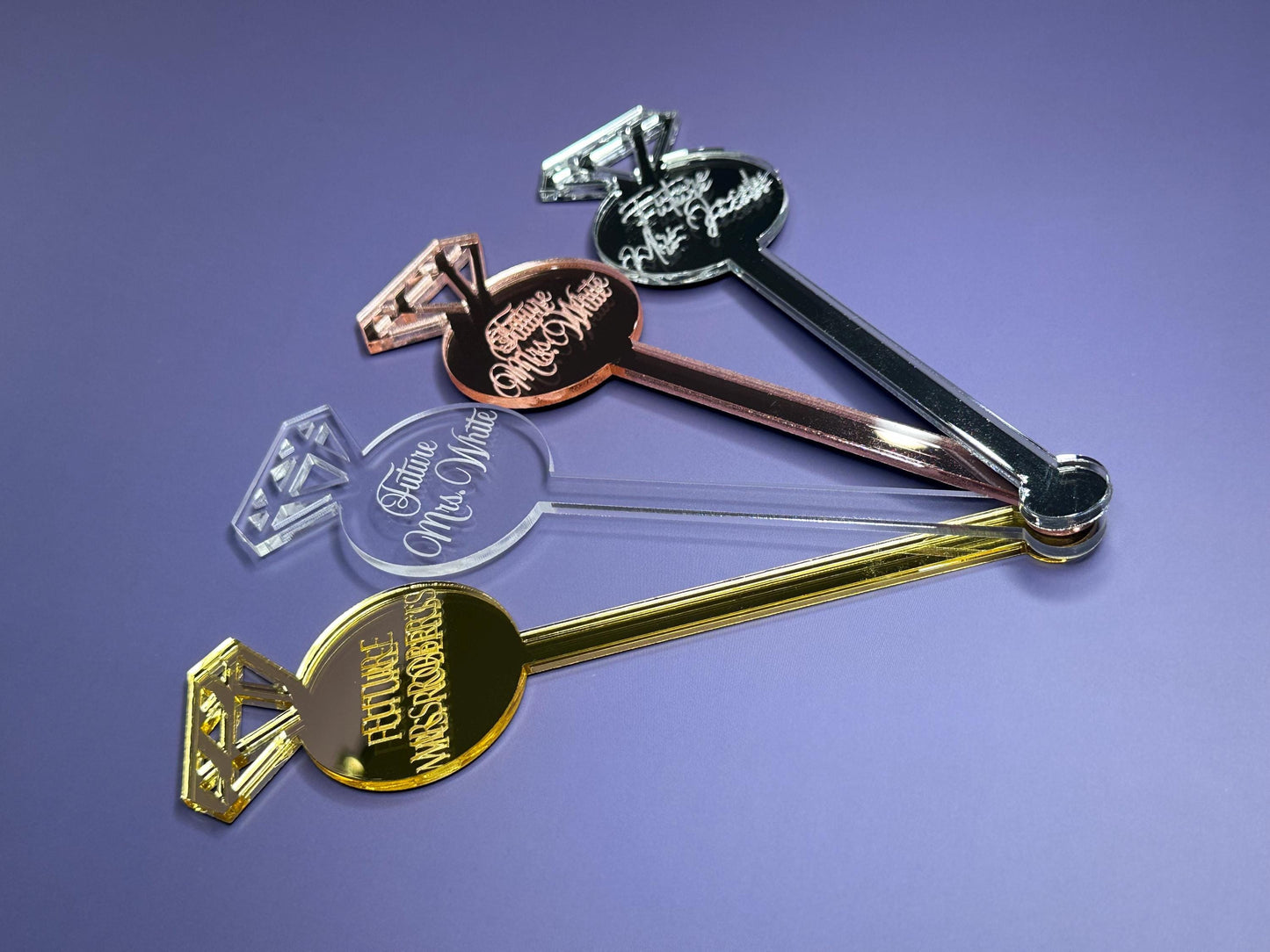 Bridal Shower Drink Stirrers