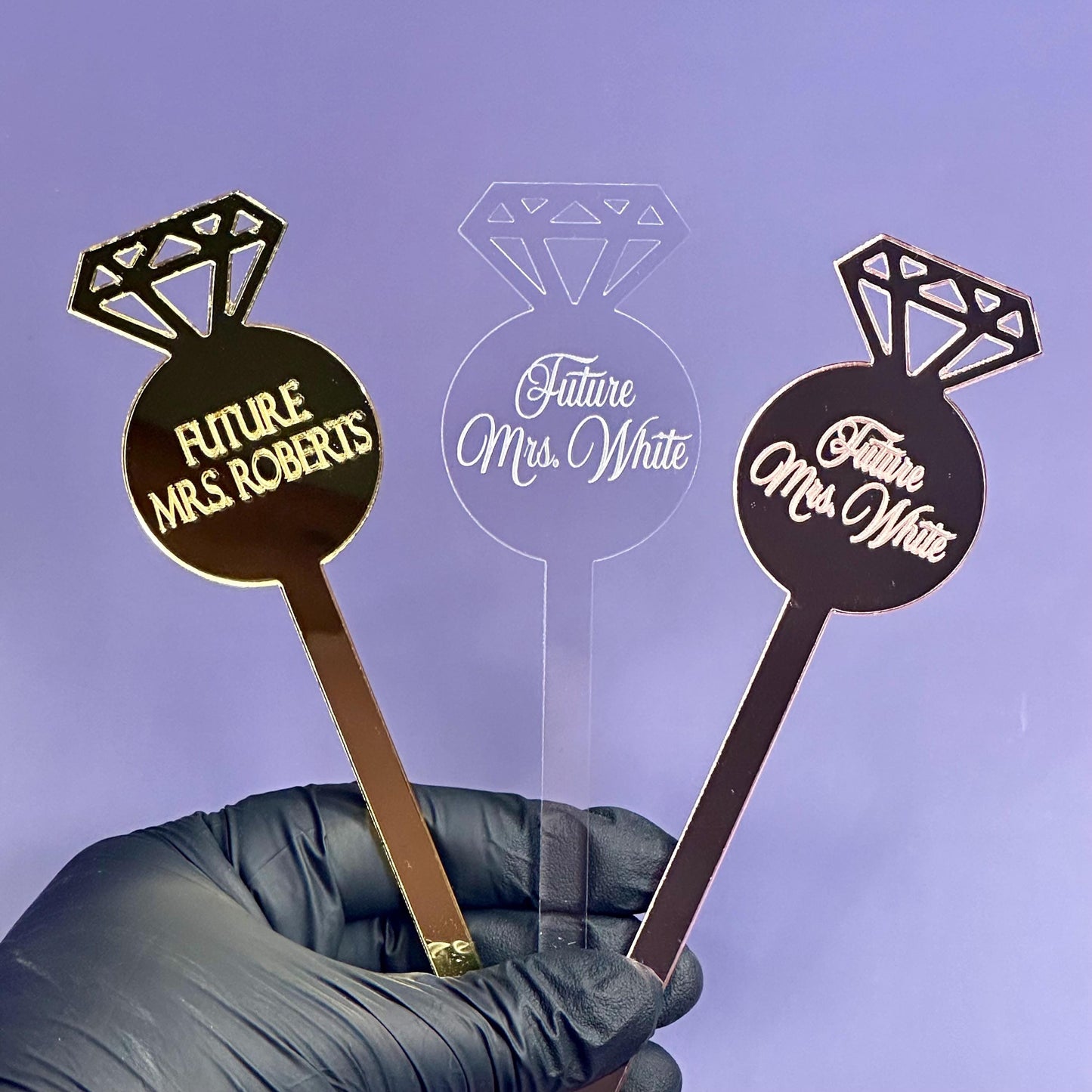 Bridal Shower Drink Stirrers