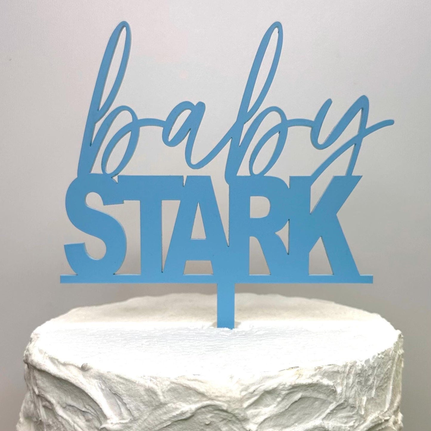 Baby Shower Name Cake Topper