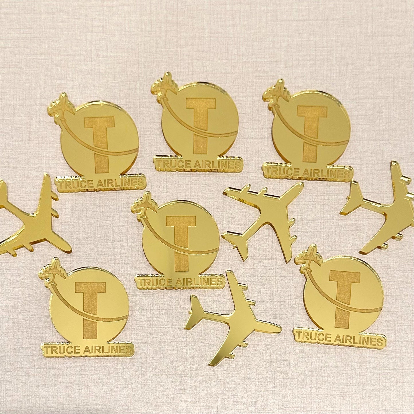 Travel Airline Theme Treat Toppers