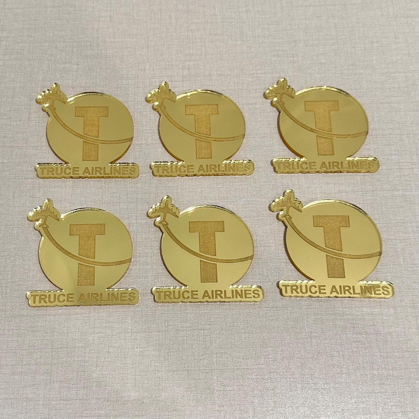 Travel Airline Theme Treat Toppers