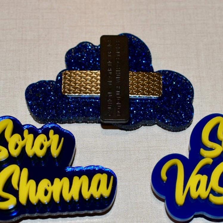 Greek D9 Inspired Name Pins