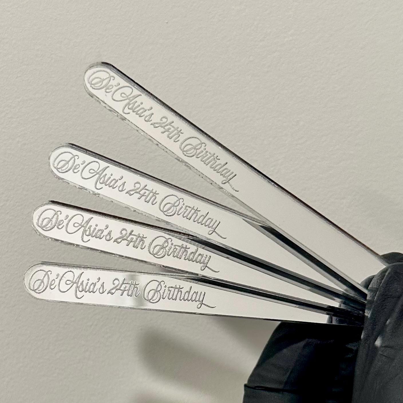 Custom Engraved Treat Sticks