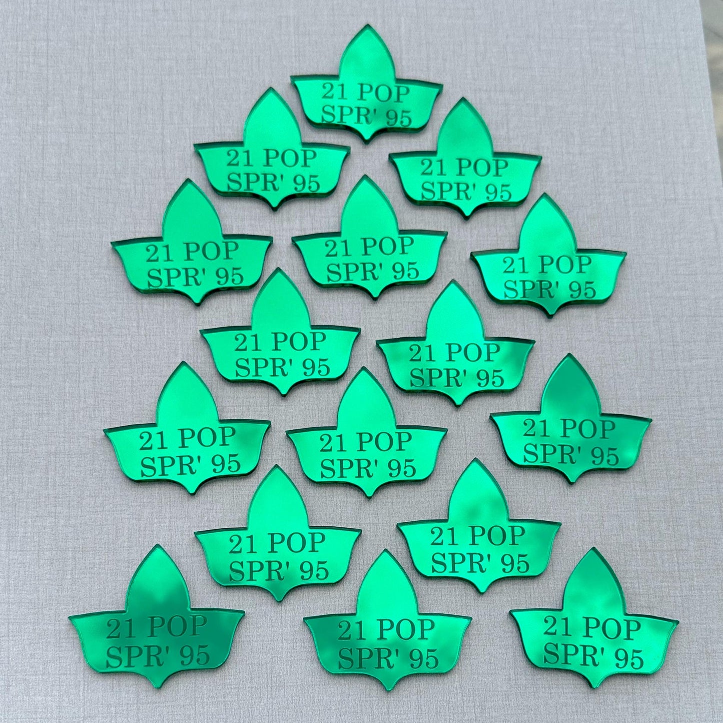 AKA Inspired Custom Engraved Cupcake Toppers