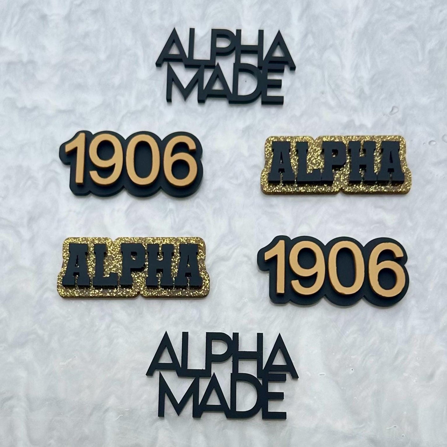 Greek Inspired Cupcake Toppers