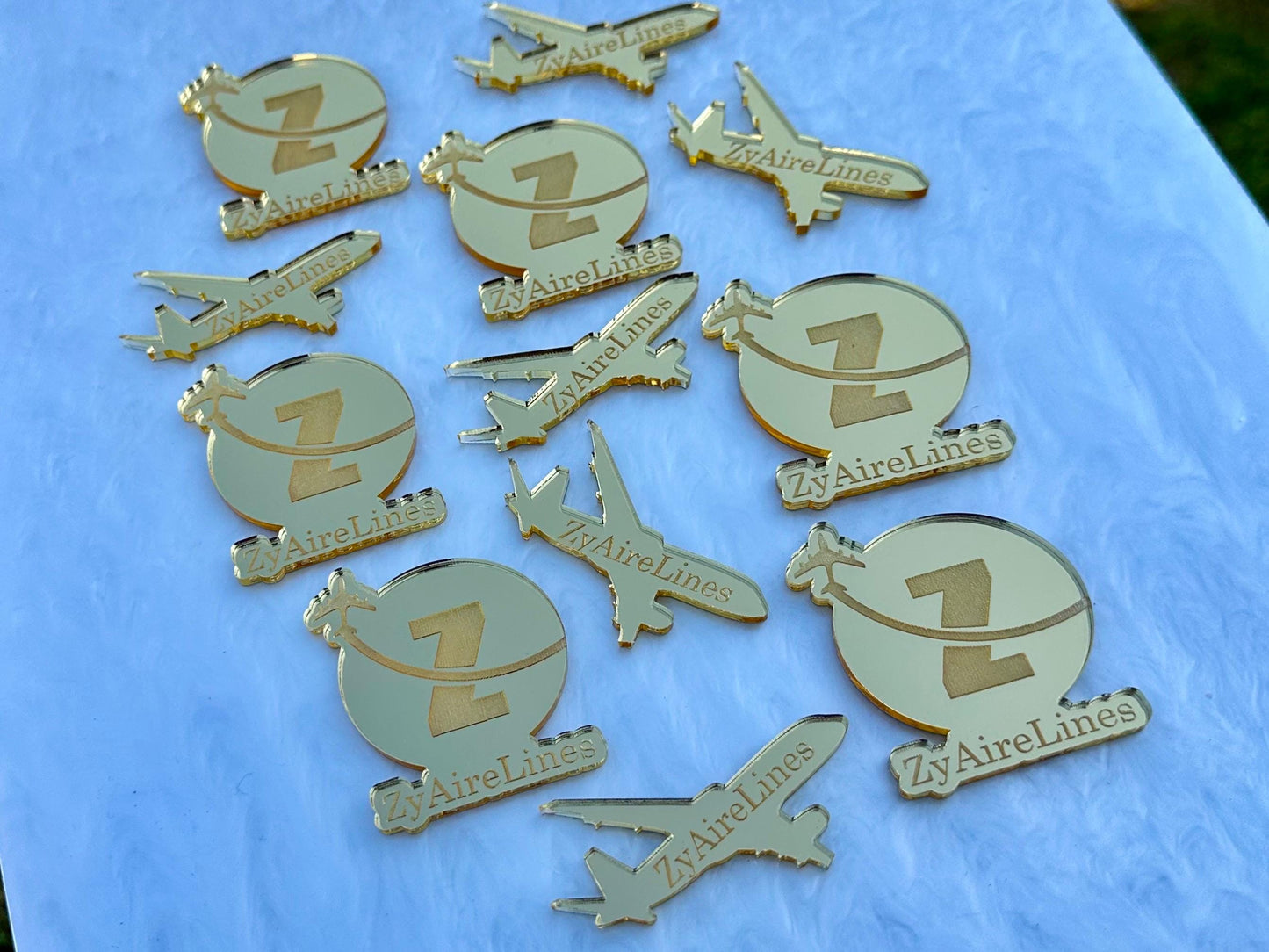 Travel Airline Theme Treat Toppers