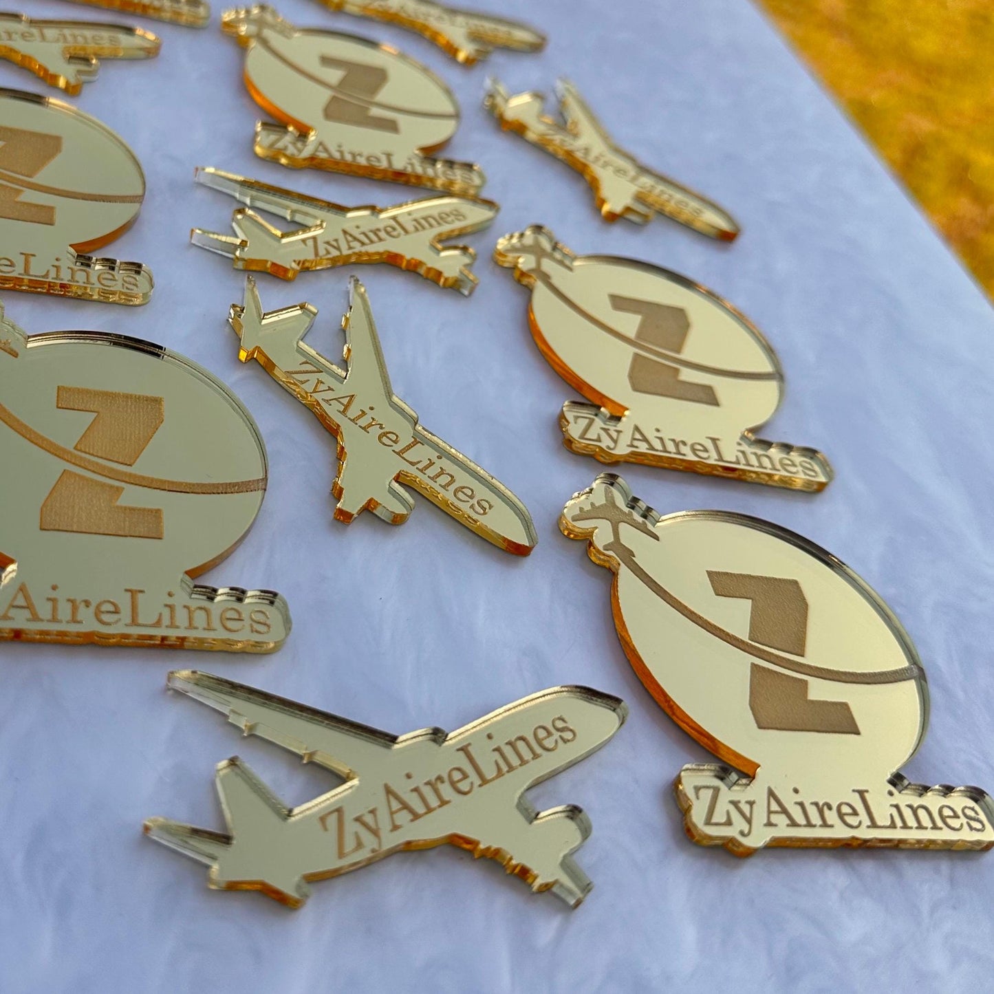 Travel Airline Theme Treat Toppers