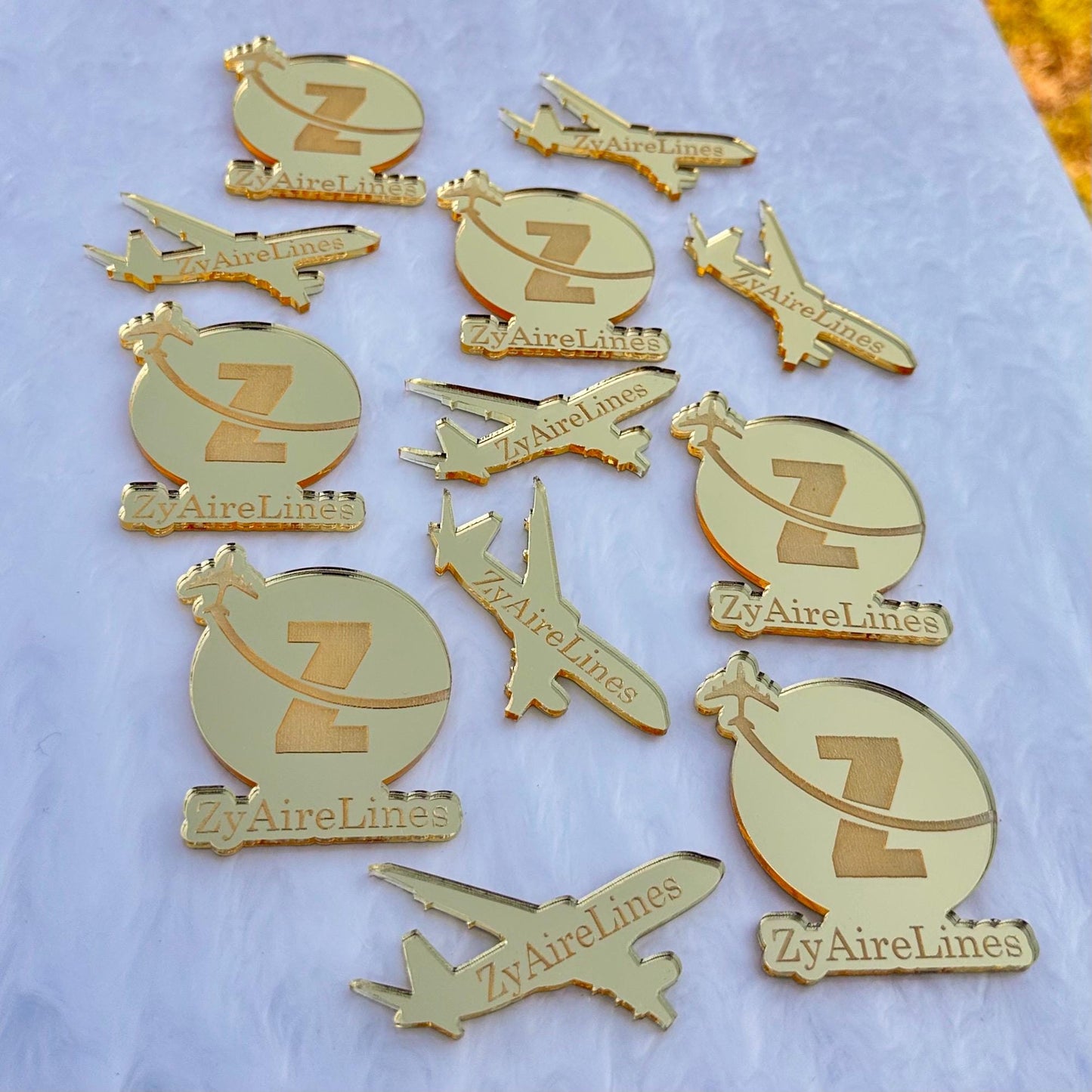 Travel Airline Theme Treat Toppers