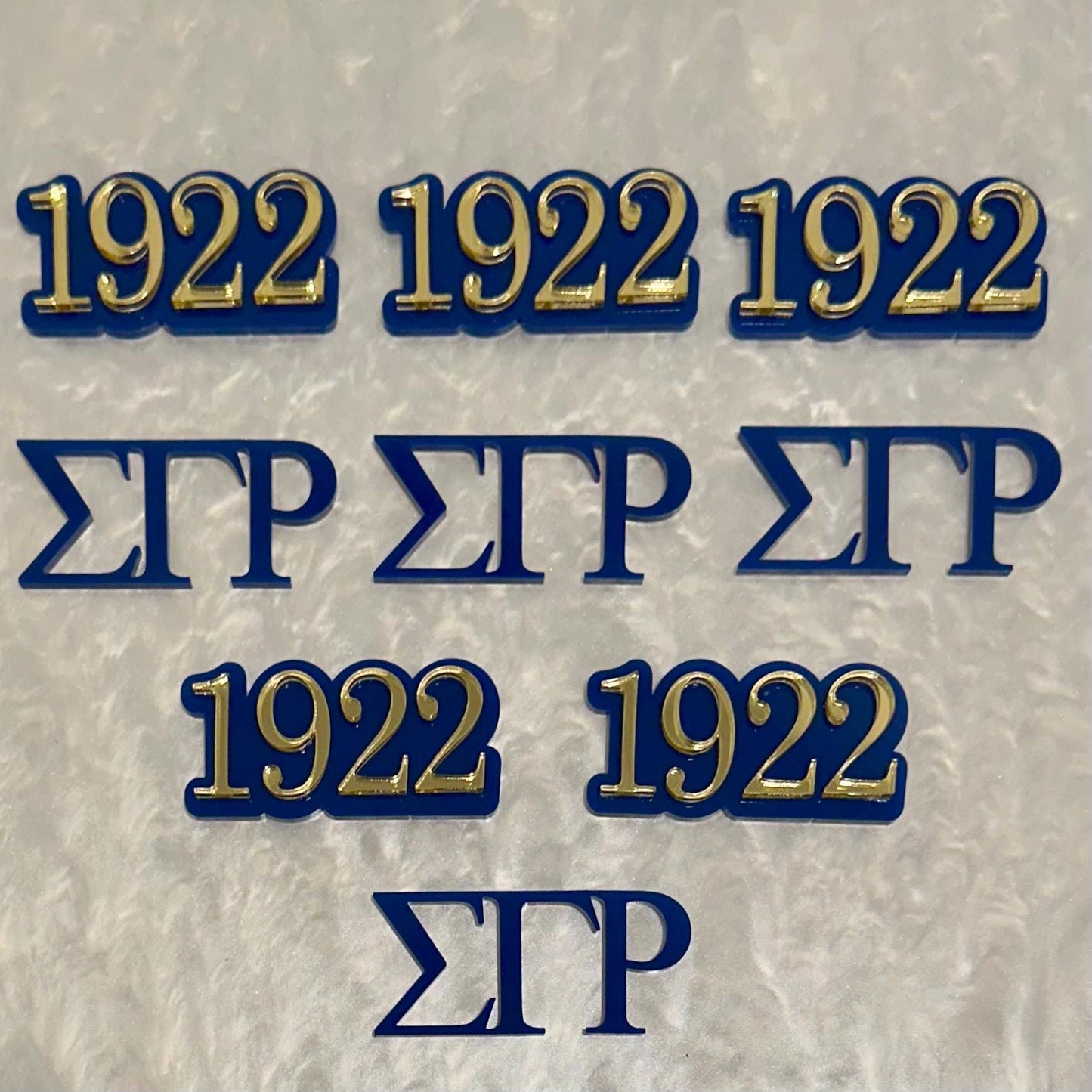 Greek Inspired Cupcake Toppers
