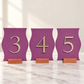 Acrylic Table Number Signs