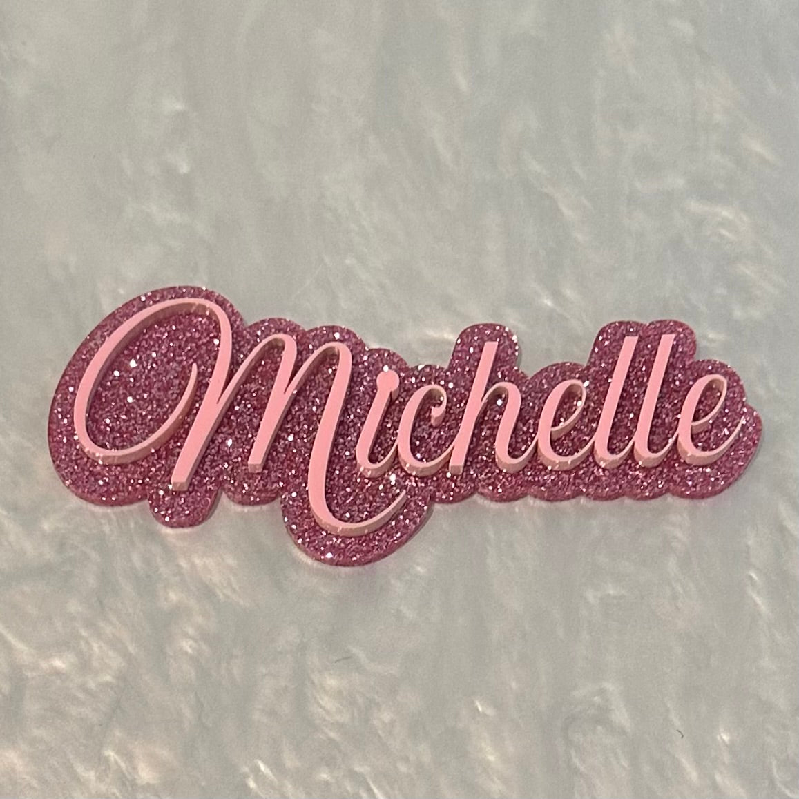Double Layered Name Cake Charms