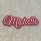 Double Layered Name Cake Charms