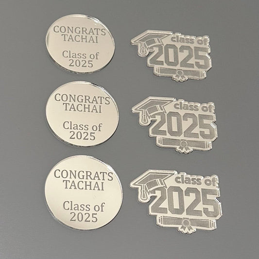 2025 Graduation Cupcake Toppers