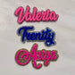 Double Layered Name Cake Charms