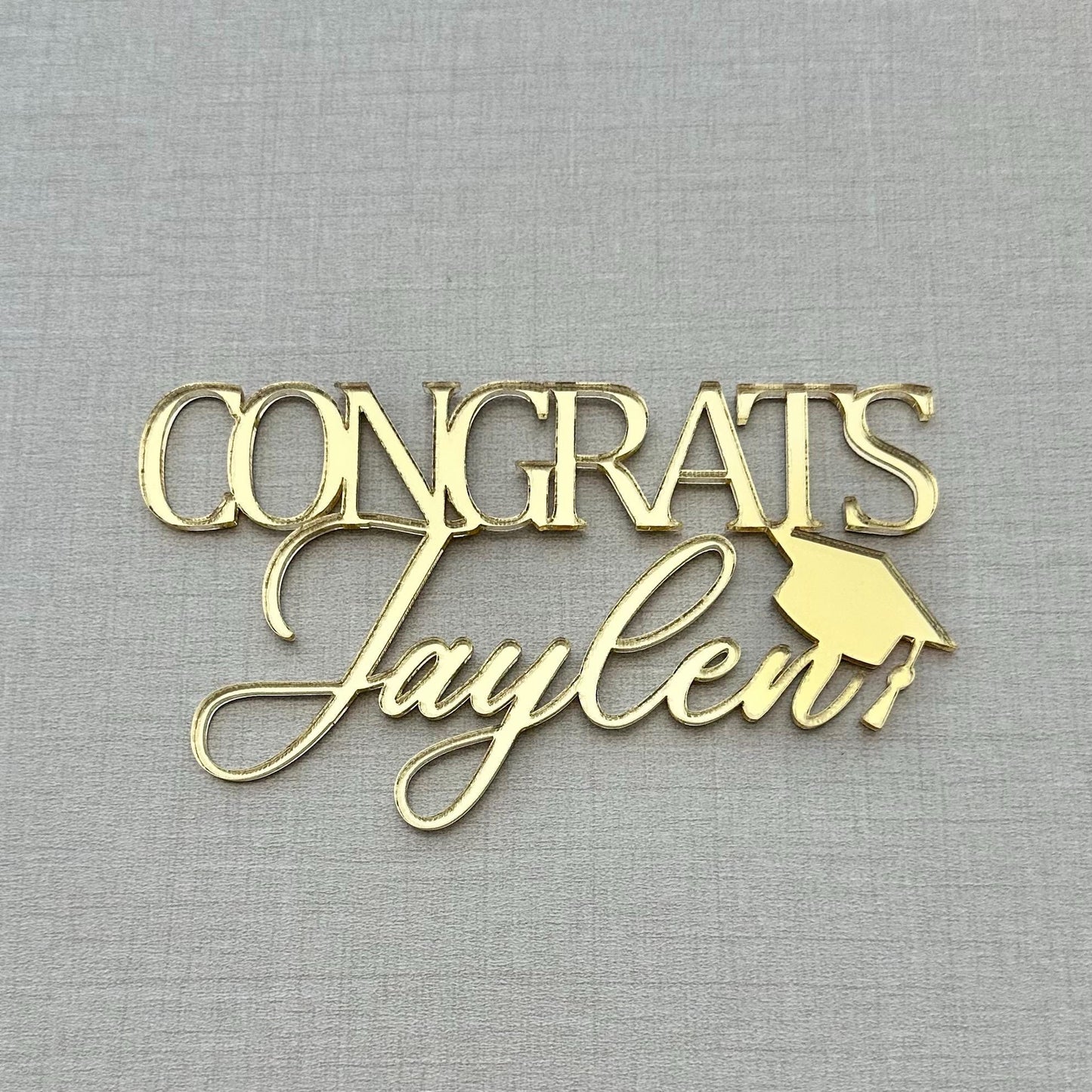Graduation Cake Charm & Topper