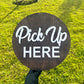 Personalized Pick Up Here Sign | Order Here Sign | Enter Here Sign | Custom Wooden Business Sign | Retail Store, Boutique & Small Business Decor