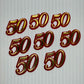 Age Cupcake Toppers (Double Layered)