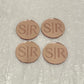 Monogram Cupcake Toppers