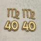 Age Cupcake Toppers (Double Layered)