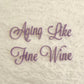 Aging Like Fine Wine Cake Charm