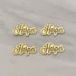 Mirror Engraved Cupcake Toppers