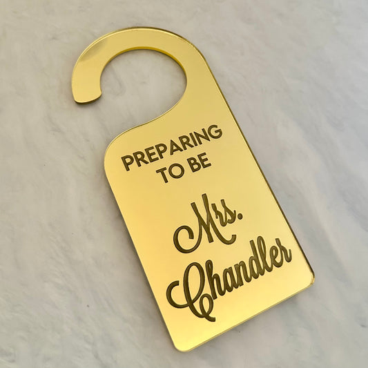 Bridal Suite Door Hanger