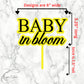 Baby in Bloom Cake Topper