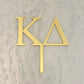 Greek Letters Cake Toppers