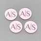 Monogram Cupcake Toppers