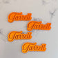 Mirror Engraved Cupcake Toppers