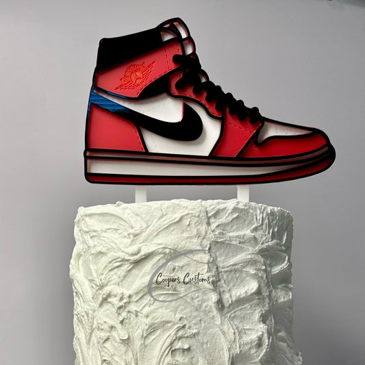 Jordan Air 1 Inspired Cake Topper