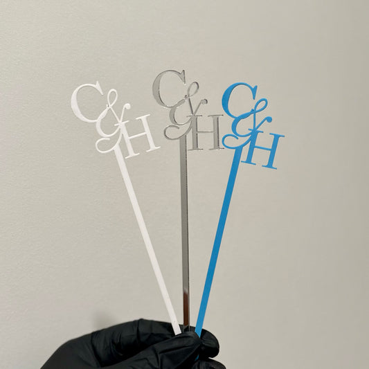 Monogram Drink Stirrers
