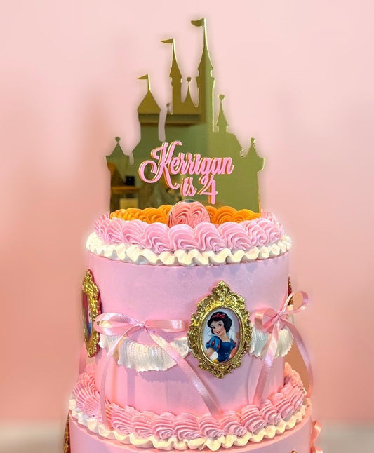 Princess Castle Cake Topper