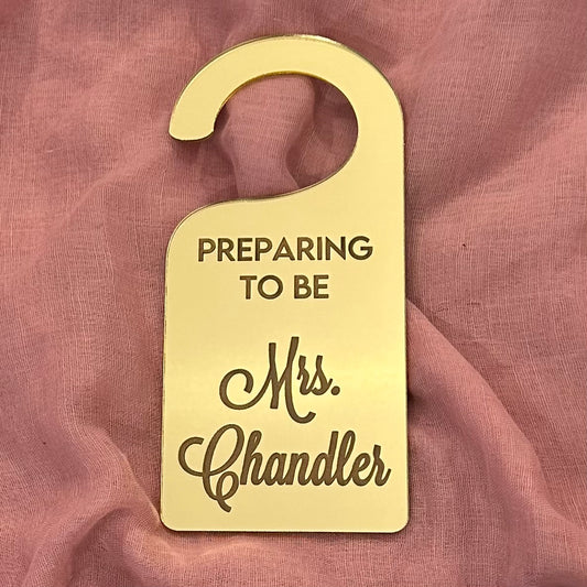 Bridal Suite Door Hanger