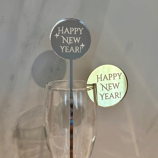 New Year Drink Tags & Stirrers