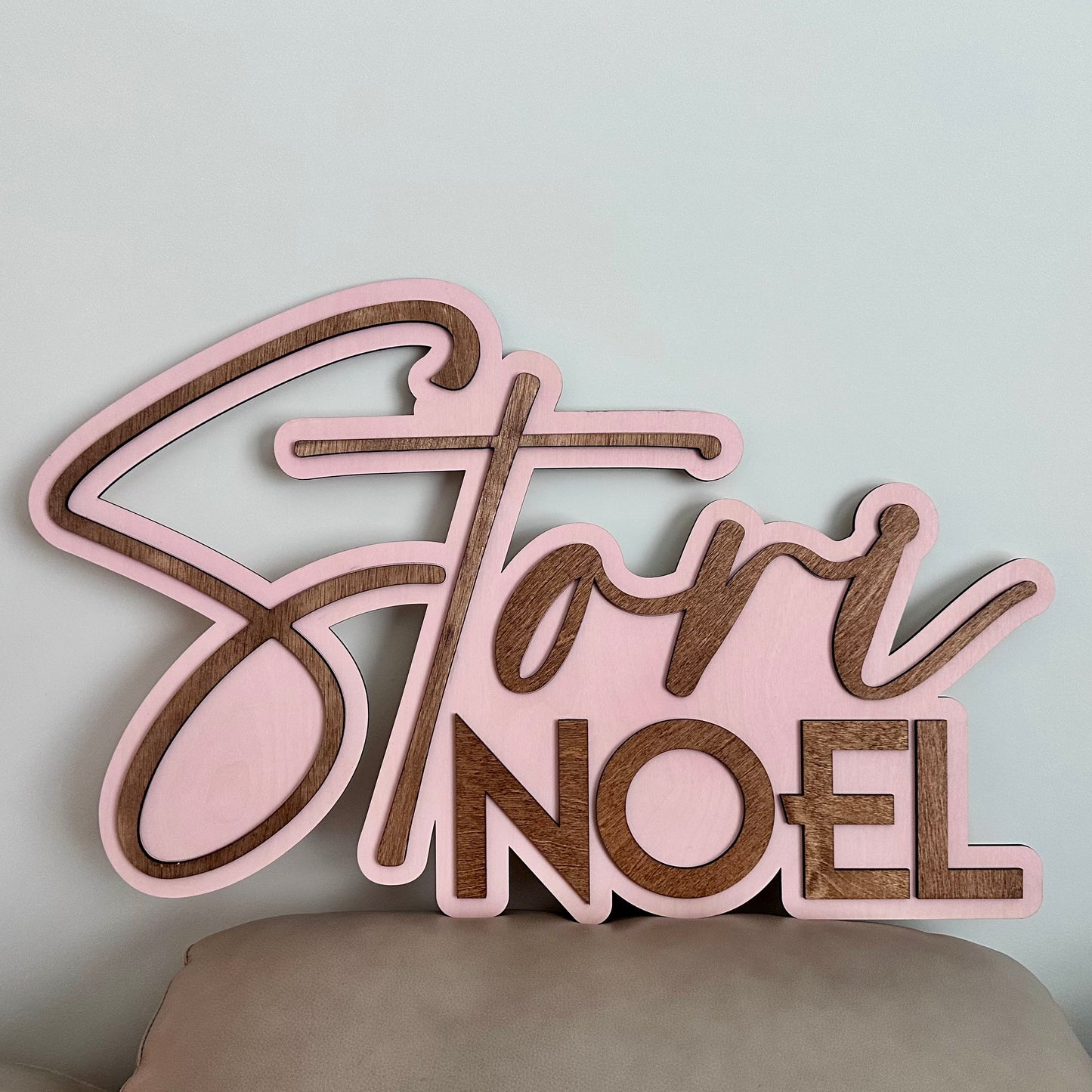 Personalized Baby Nursery Name Sign | Custom Wood & Acrylic Nursery Wall Decor