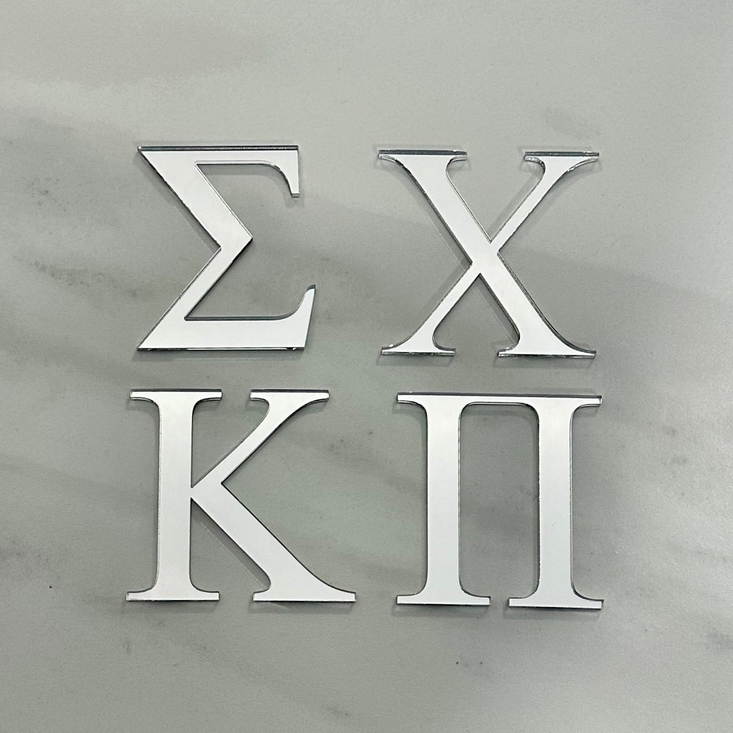 Acrylic Greek Letters